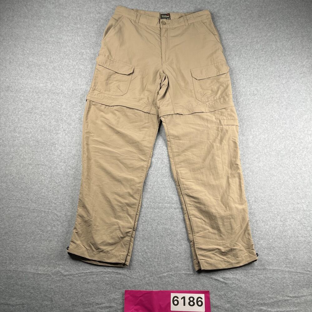 Royal Robbins Convertible Pants Womens Size 10 Beige Casual Lightweight Short